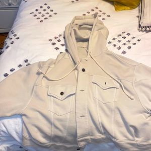 FREE PEOPLE TAN OVERSIZED JACKET